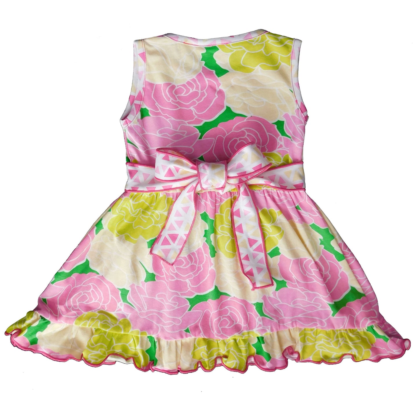 Girls Toddler Boutique Bouquet Spring Floral Dress & Capri Legging Party Outfit