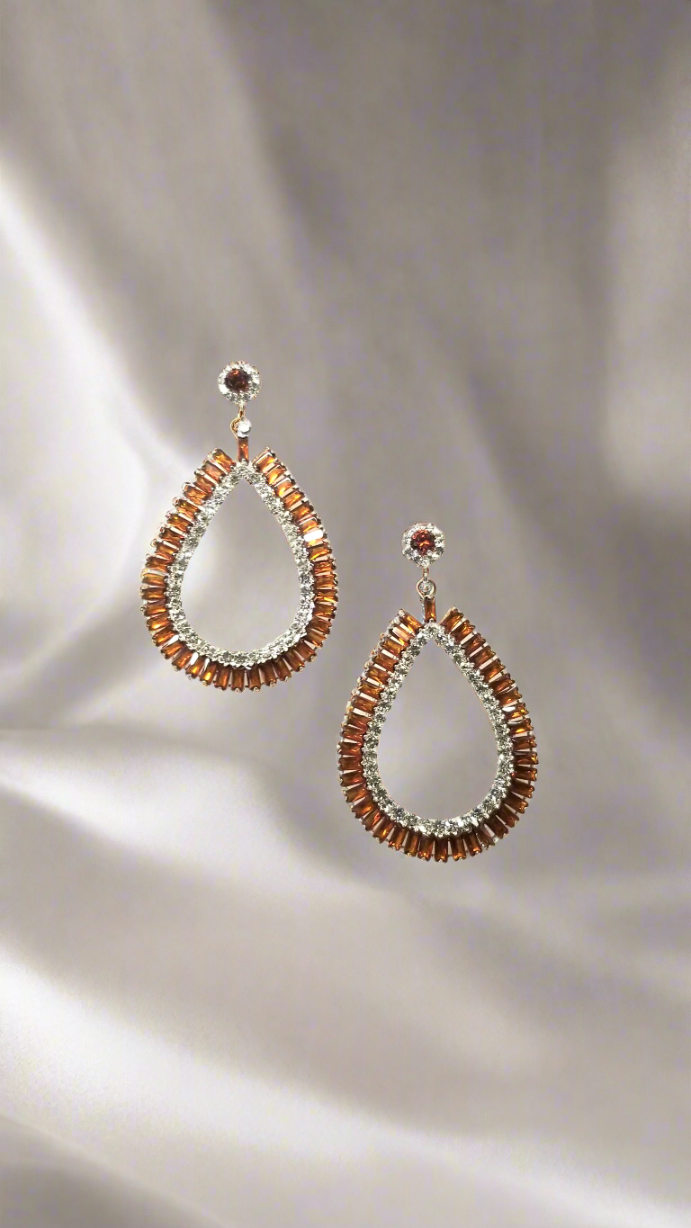 Calla Collection Earrings TR-11170 Unique Statement Dangling Earrings