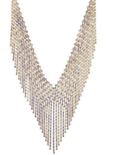 Calla Collection TR-20662 Elegant Ballroom Portrait Necklace Set