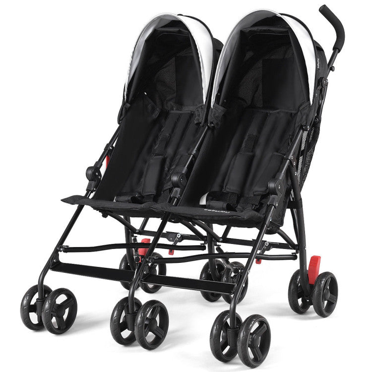 Foldable Twin Baby Double Stroller