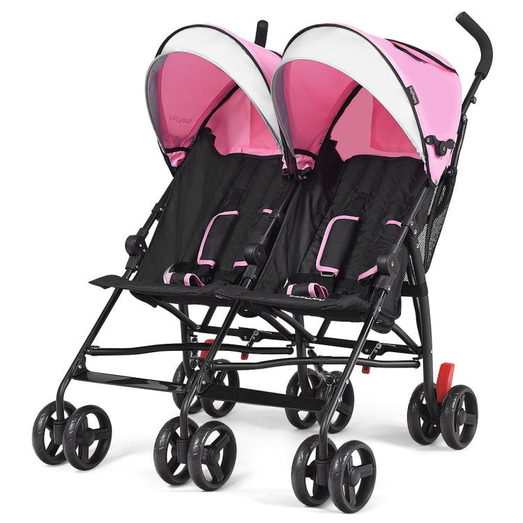 Foldable Twin Baby Double Stroller