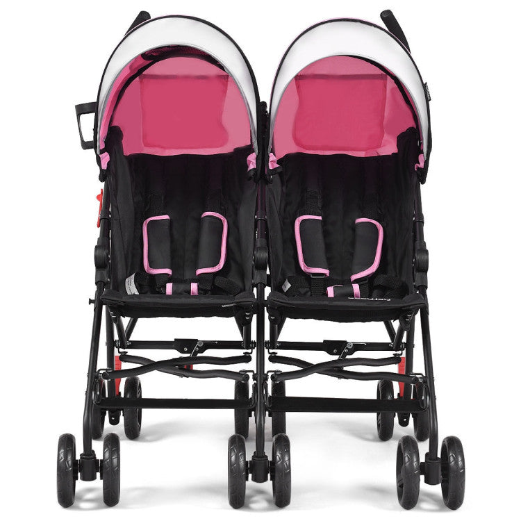 Foldable Twin Baby Double Stroller