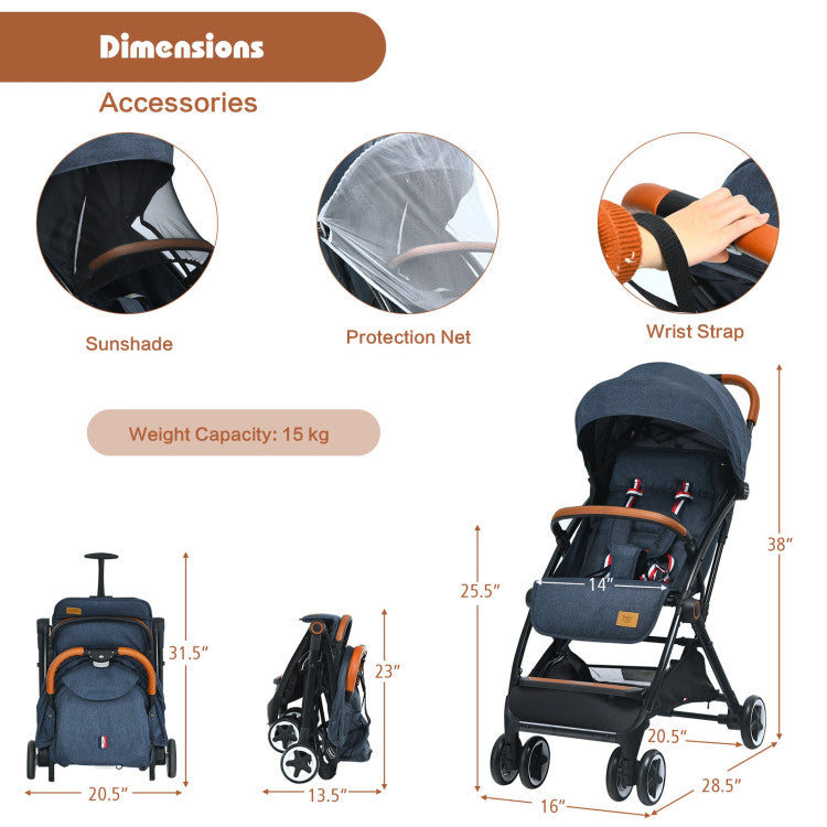 Baby Joy Lightweight Baby Stroller