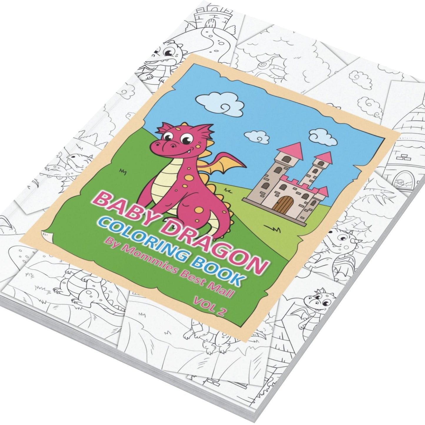 Baby Dragon Coloring - Coloring book - Mommies Best Mall