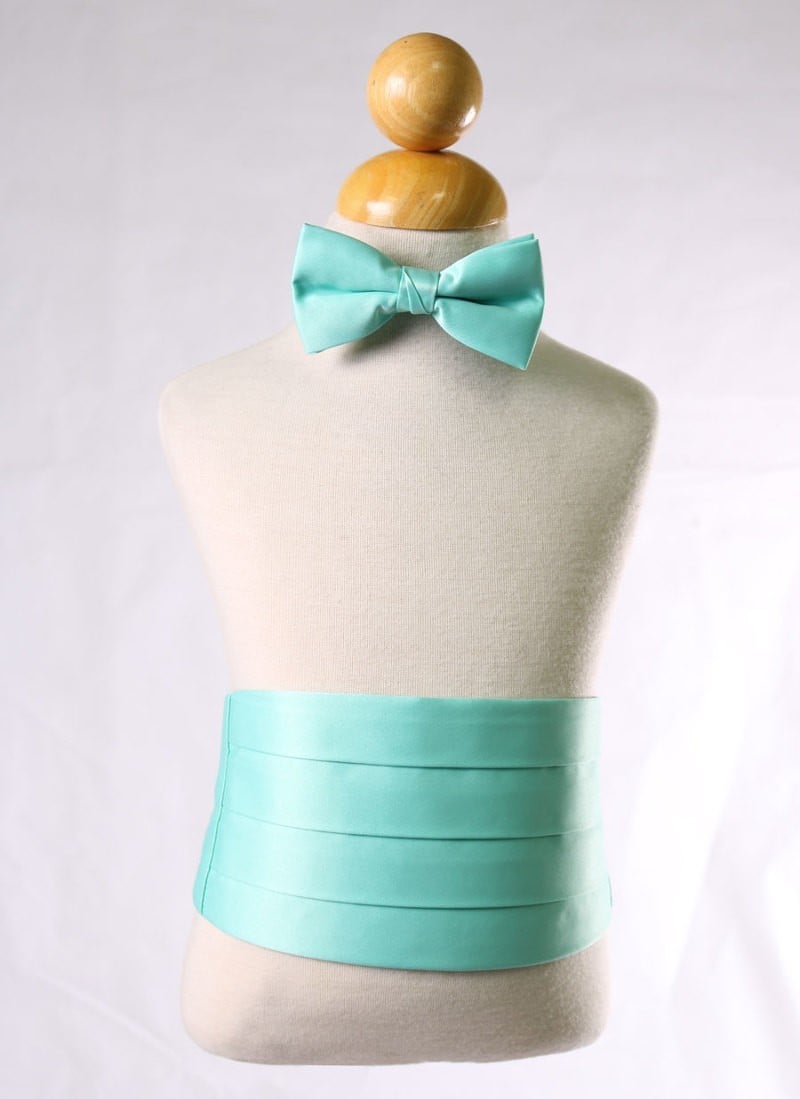 Symmetrical clean lines and miniature dapper styling on the Calla Collection CB BOY tuxedo pairing
