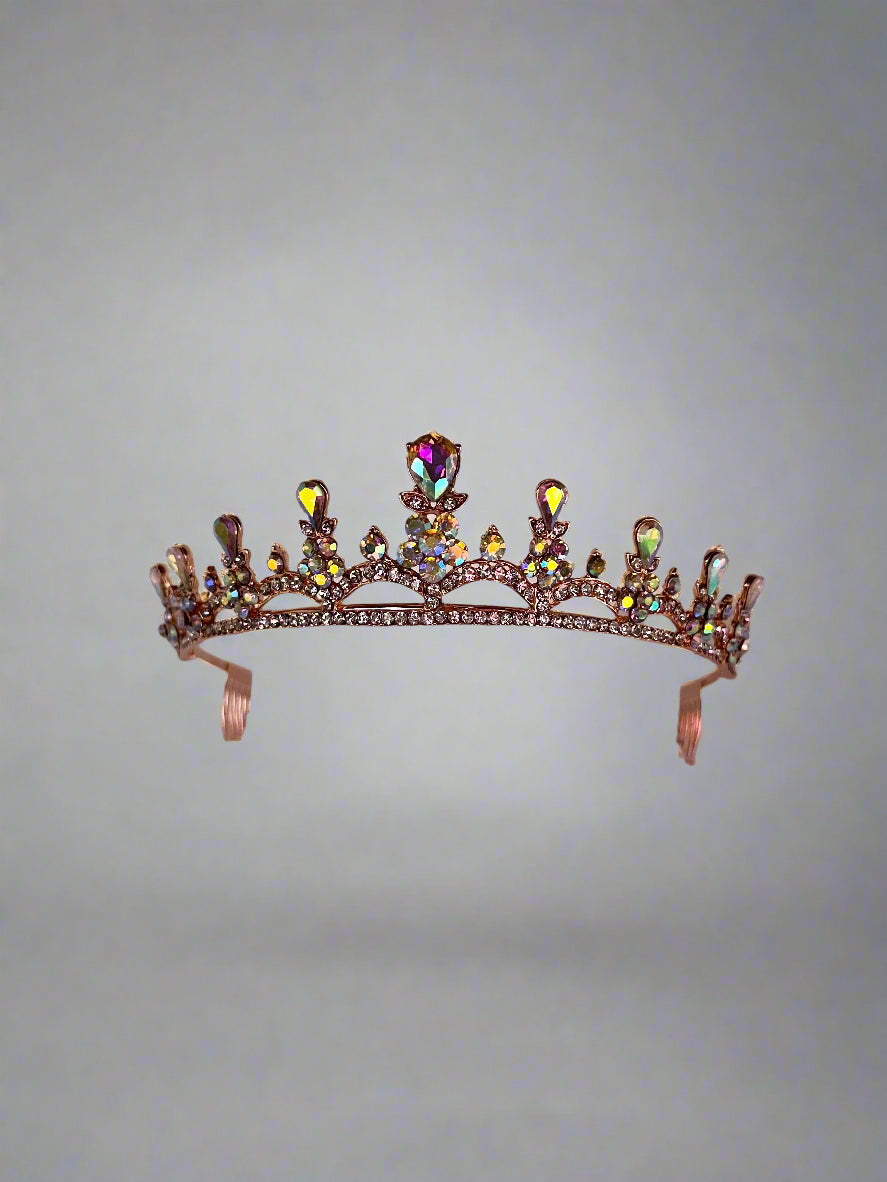 Calla Collection TR-852 Regal Big Rhinestone Tiara Crown