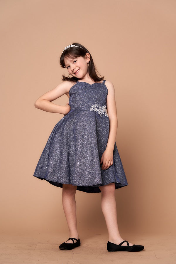 Voluminous floor-length A-line skirt crafted from flowing layers of premium tulle fabric on the Calla Collection D-818 dress