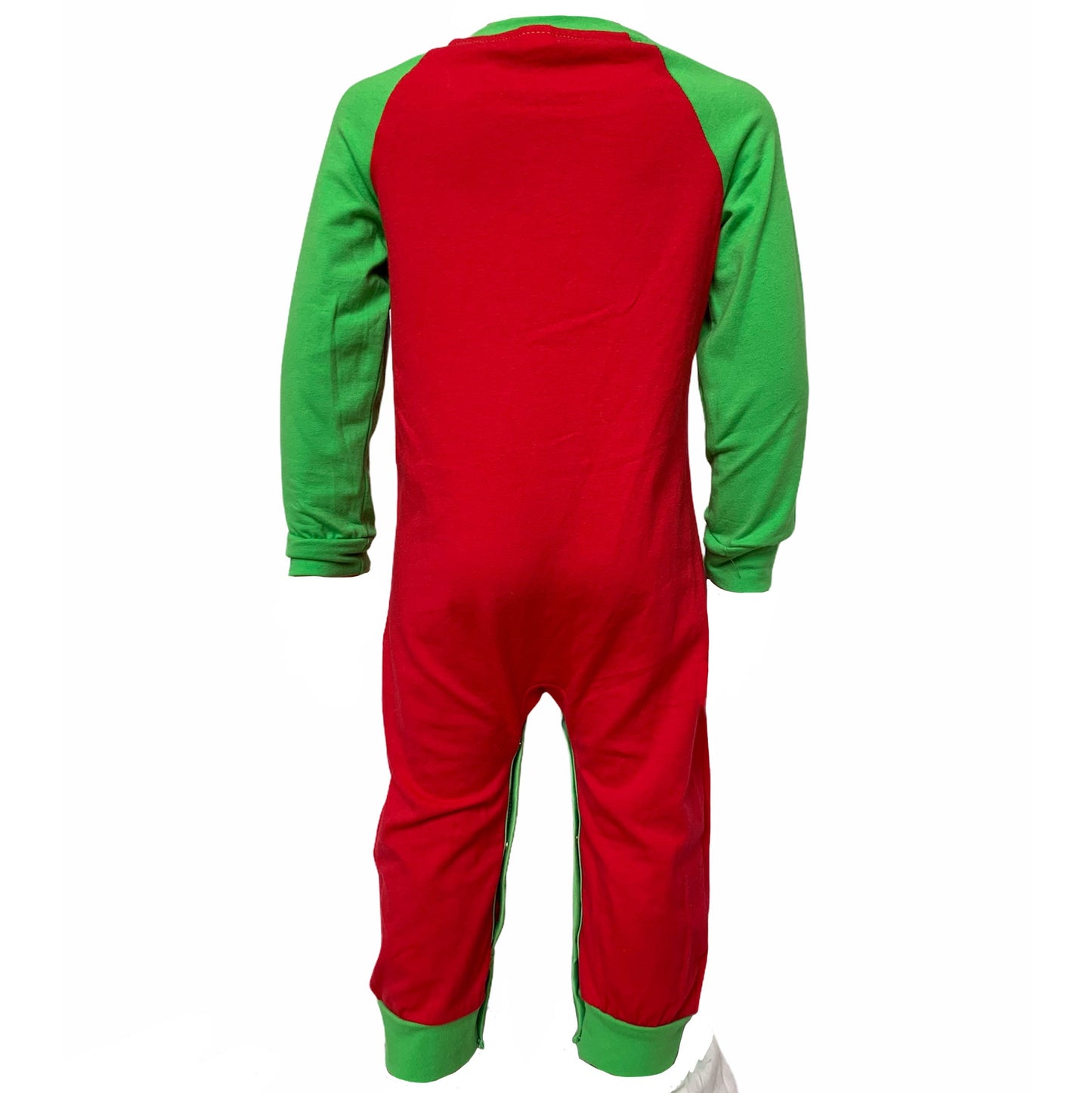 AnnLoren Baby Toddler Boys Long Sleeve Rudolf the Reindeer Christmas Romper