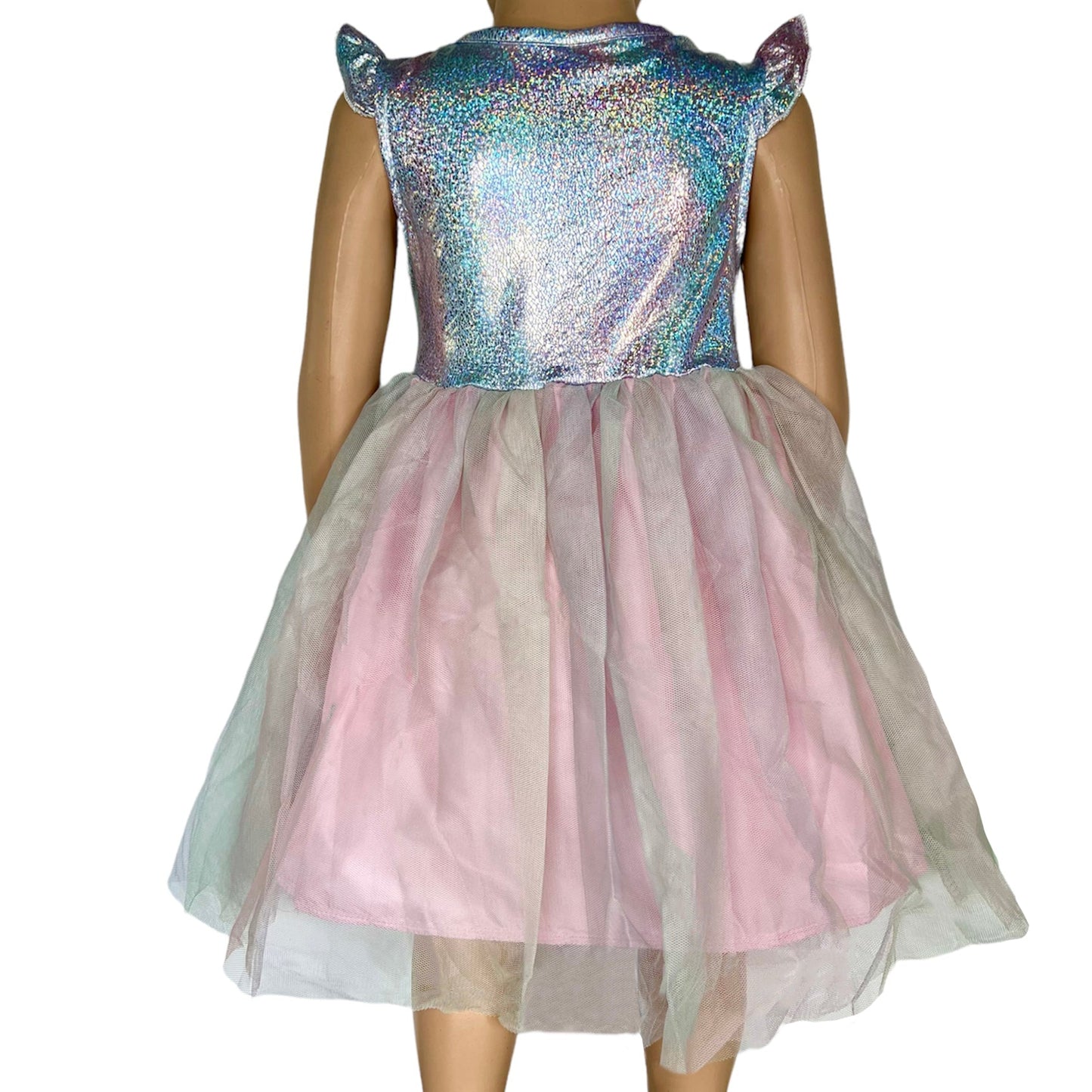 AL Limited Girls Glittery Sparkle Tulle Princess Party Dress