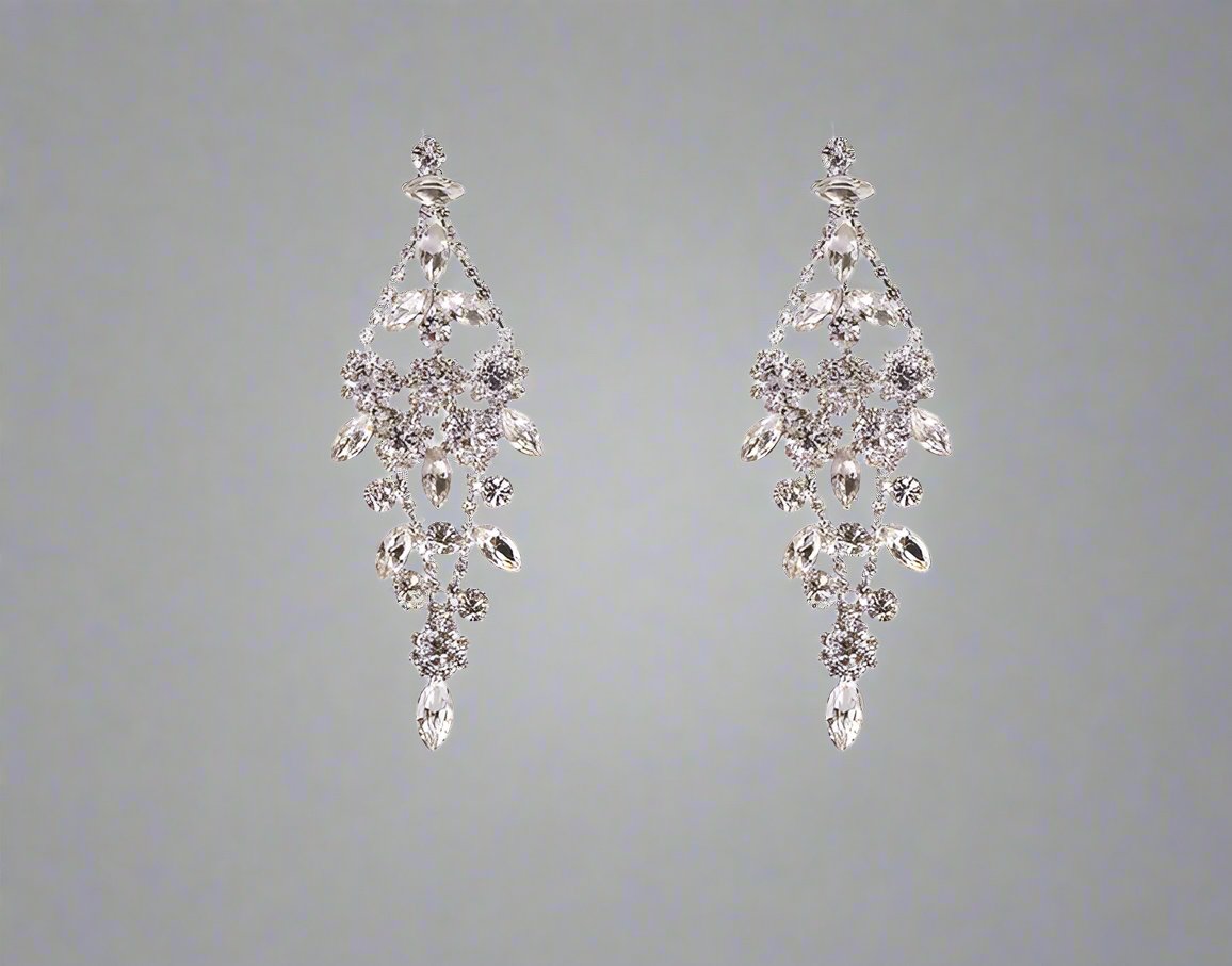 Calla Collection Earrings TR-11140 Subtle Glamour Sophisticated Dangle Earrings