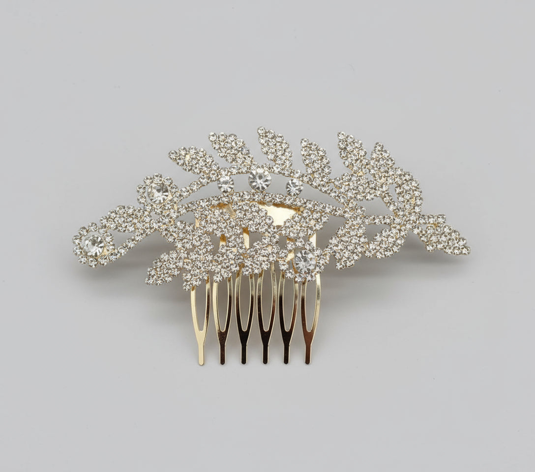 Calla Collection Hair Comb TR-40733 Effortless Statement Rhinestone Hair Comb