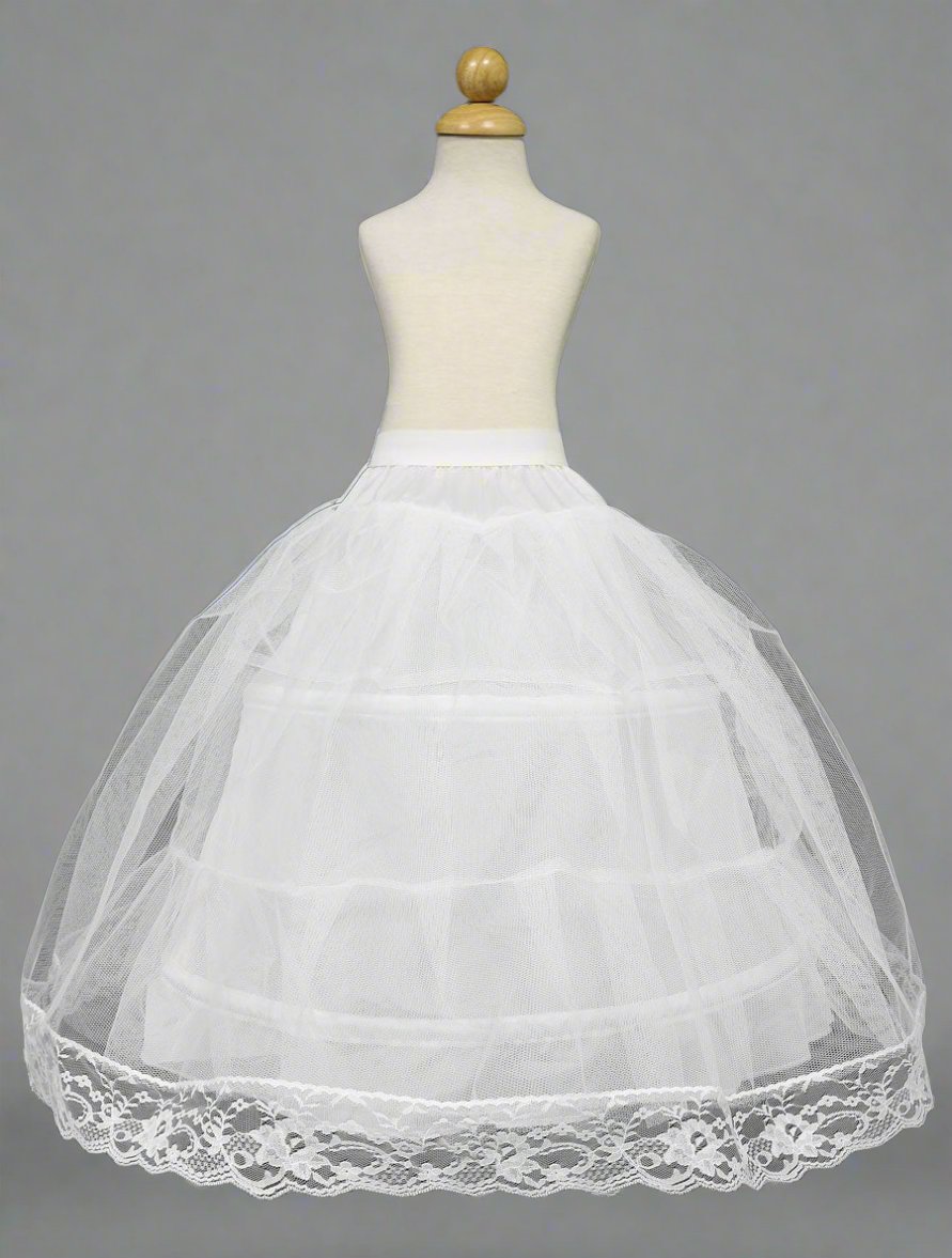 Calla Collection HOOP-NET kids girls formal ball gown hoop skirt petticoat