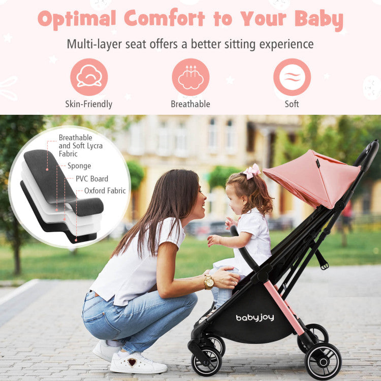 Baby Joy One-Hand Folding Portable Lightweight