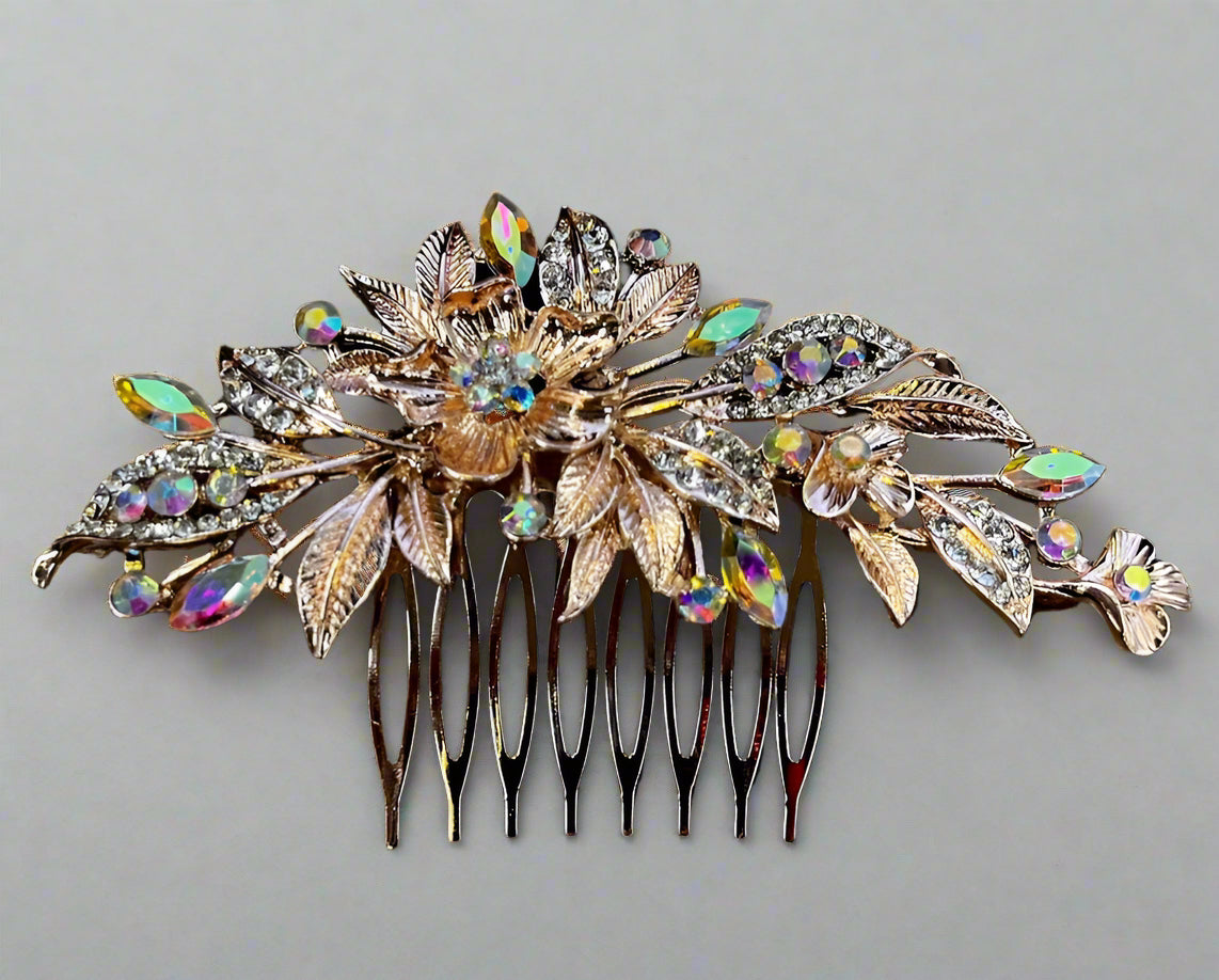 Calla Collection Hair Comb TR-0834 Dazzling Sparkle Fashion-Forward Hair Comb