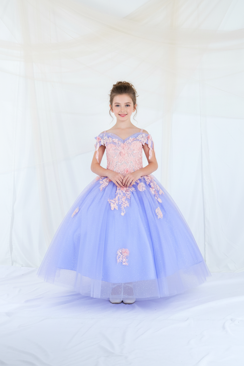Fully lined special occasion gown Calla Collection SCK-325 built with a silky-smooth anti-static inner comfort protection layer.