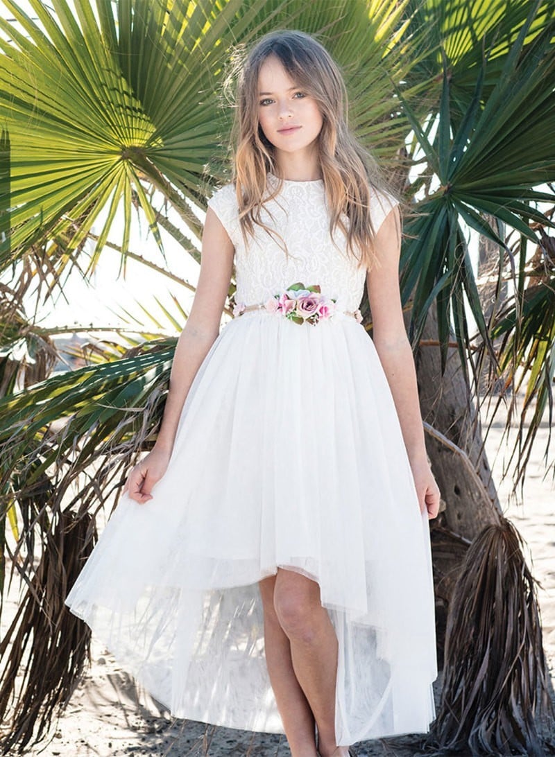 Calla Collection SLD-1177 luxury kids high-low special event wear