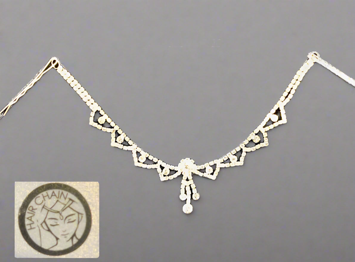 Calla Collection TR-71616 Rhinestone Adorned Chic Hair Chain
