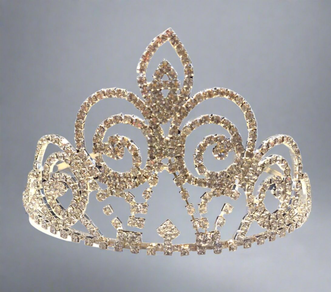 Calla Collection TR-899 Elegant Rhinestone Tiara Crown