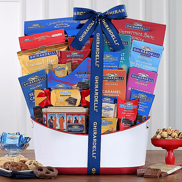 Ghirardelli Extravaganza: Premium Chocolate Gift Basket