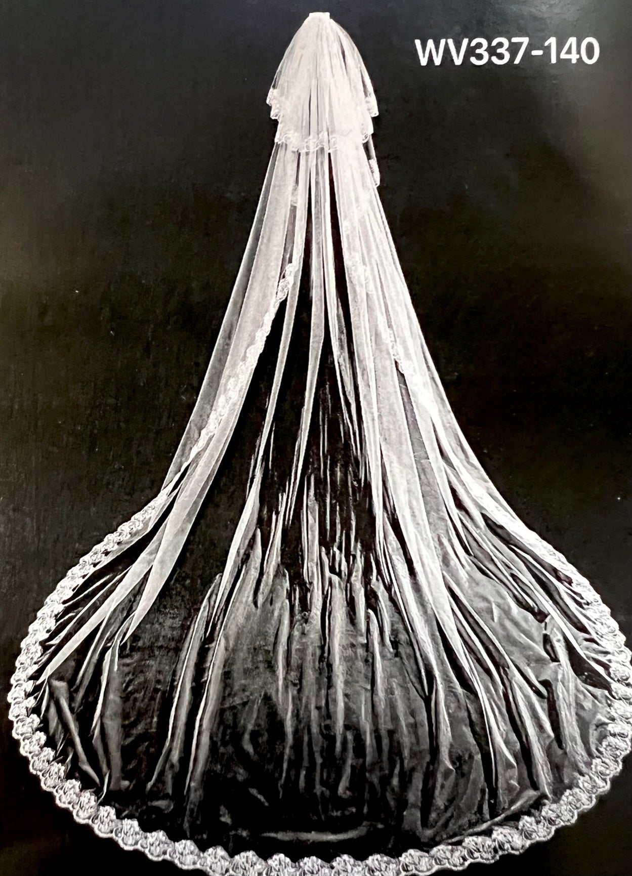Calla Collection Bridal Veil WV-337-140 Elegant 140-Inch Extra Long Wedding Veil