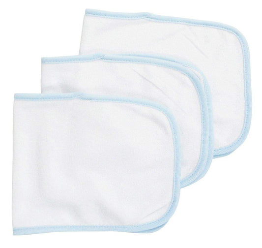 Bambini Baby Burp cloth With Trim (Pack of 3)-Bambini-Baby Bibs,Baby blanket,Baby Clothes