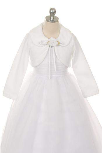 Classic Bolero-Kid's Dream-1_2,3_4,5_6,7_8,big_girl,color_White,fabric_Satin,little_girl,size_02,size_04,size_06,size_08,size_10,size_12,size_14