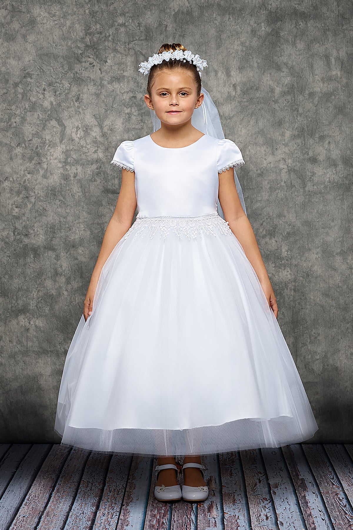 460 Chandelier Trim Communion Dress