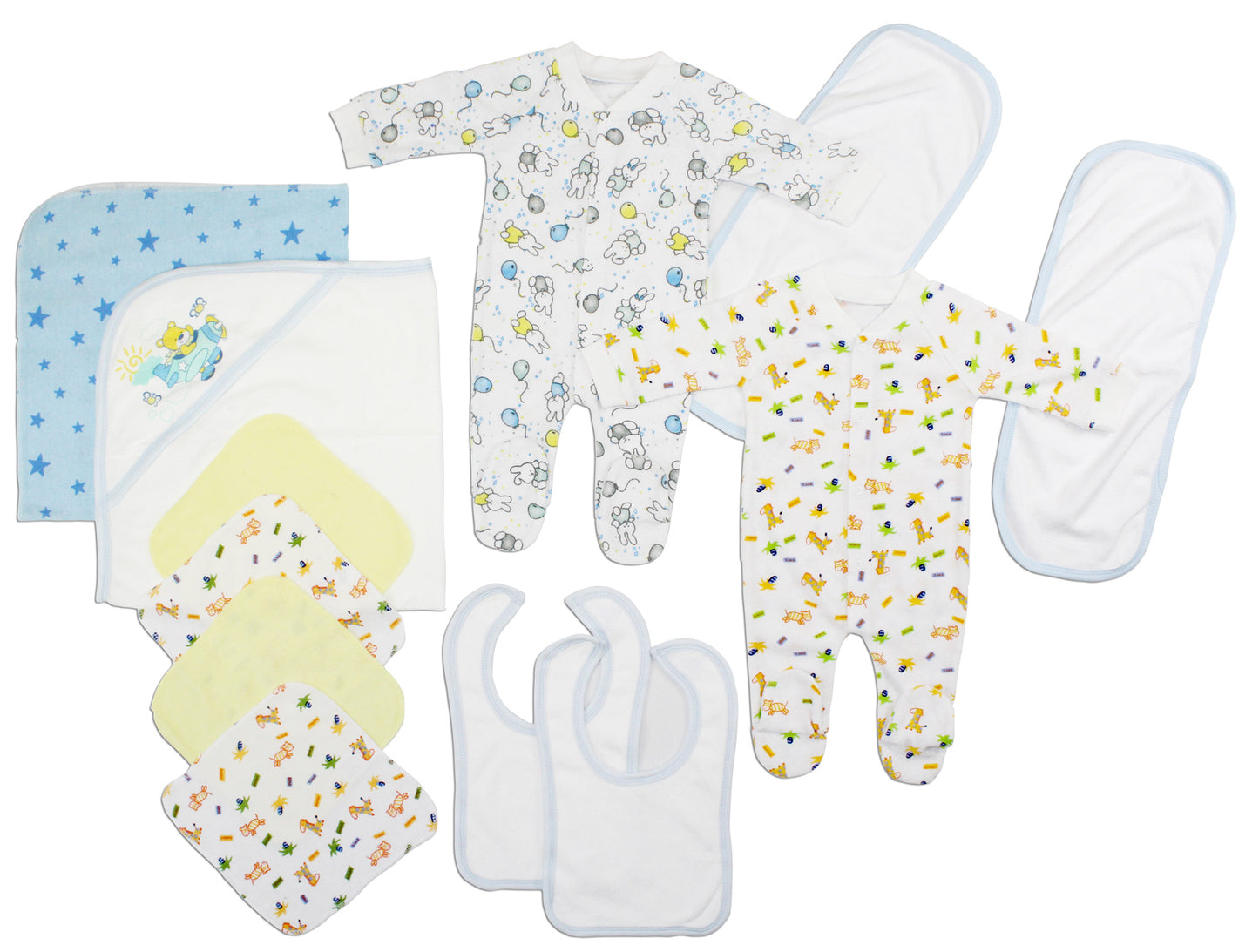 Newborn Baby Boys 12 Pc Layette Baby Shower Gift Set LS_0106