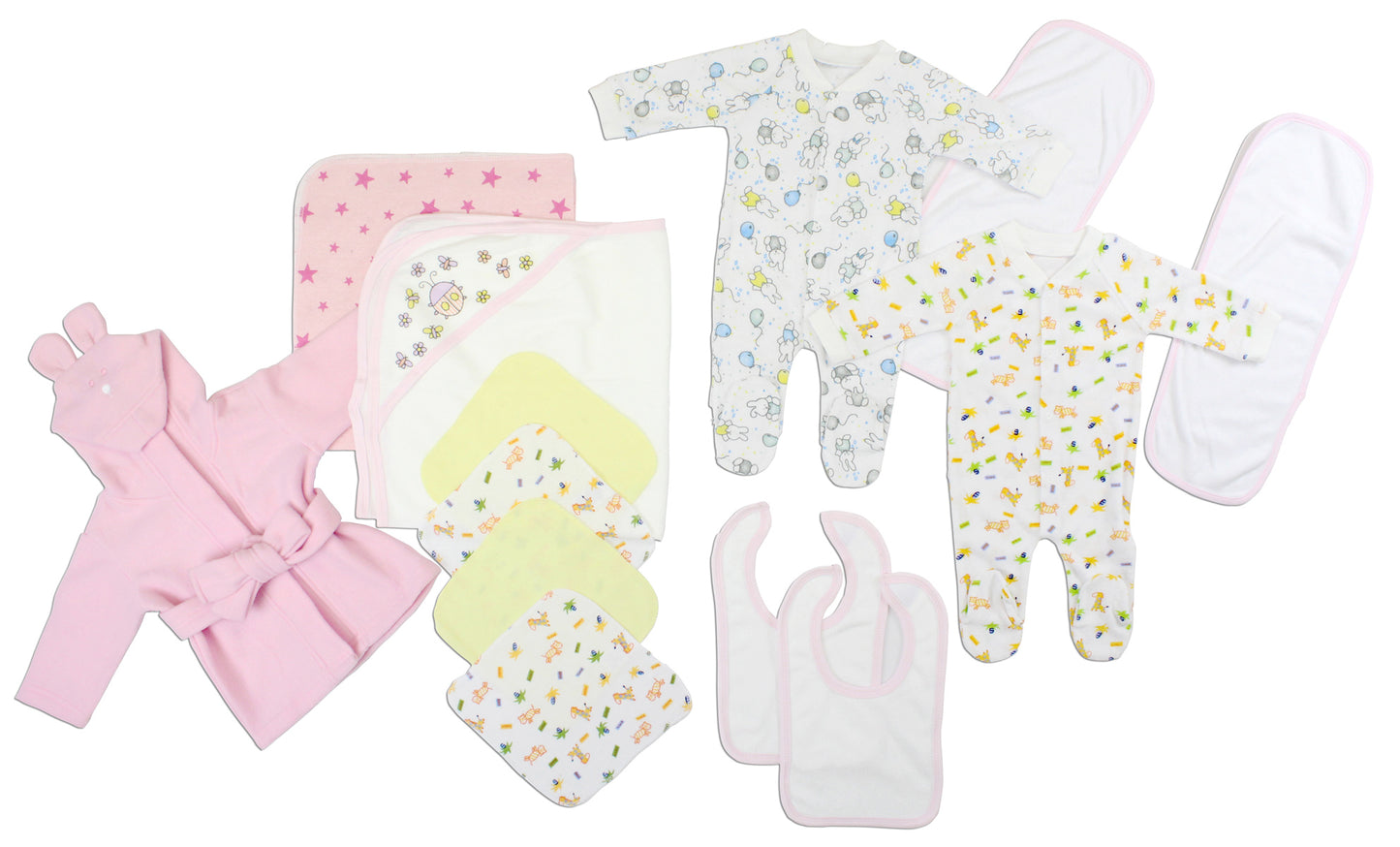 Newborn Baby Girls 13 Pc Layette Baby Shower Gift Set LS_0109