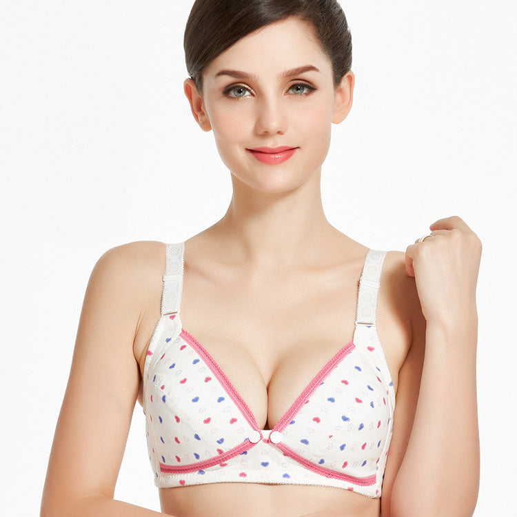 Breast Feeding Nursing Bra Flower