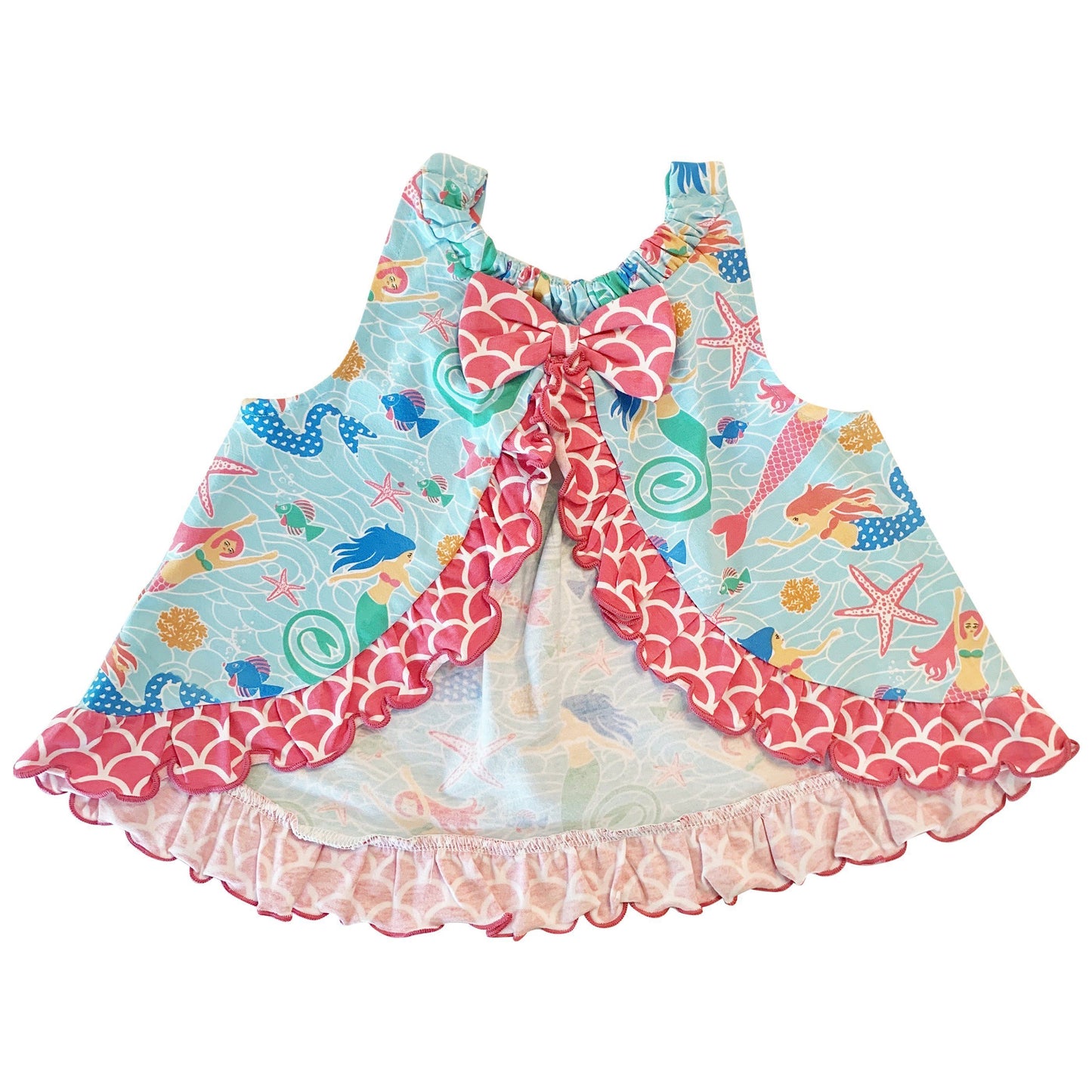 Mermaid Swing Top Spring Summer 3m to 6Y - Mommies Best Mall