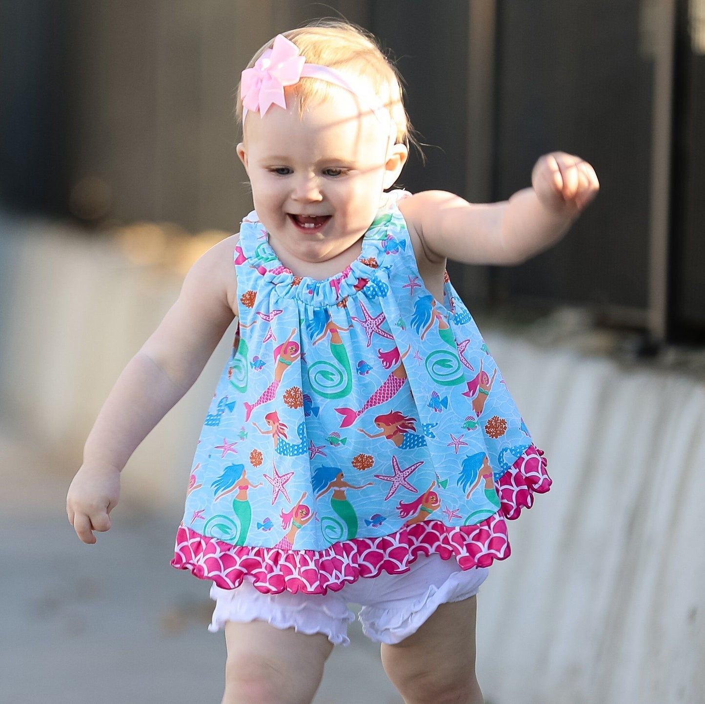 Mermaid Swing Top Spring Summer 3m to 6Y - Mommies Best Mall