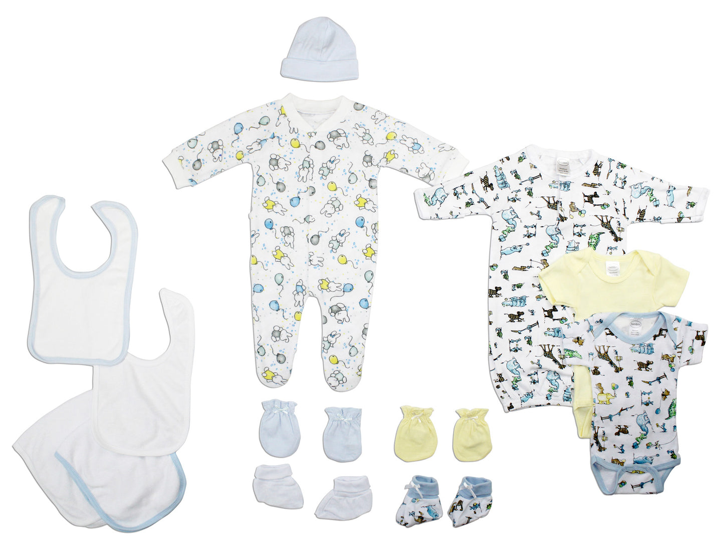 Unisex Newborn Baby 13 Pc Layette Baby Shower Gift Set LS_0130