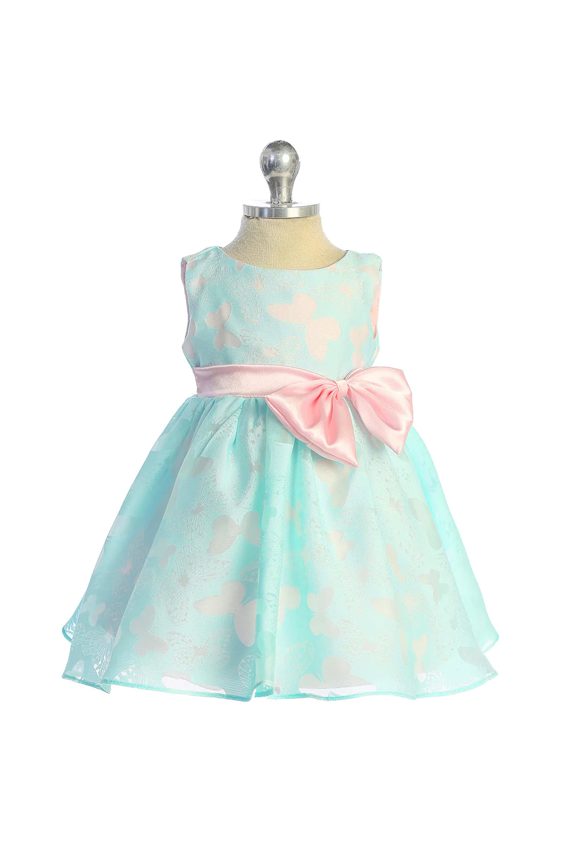 Butterfly Burnout Organza Baby Dress