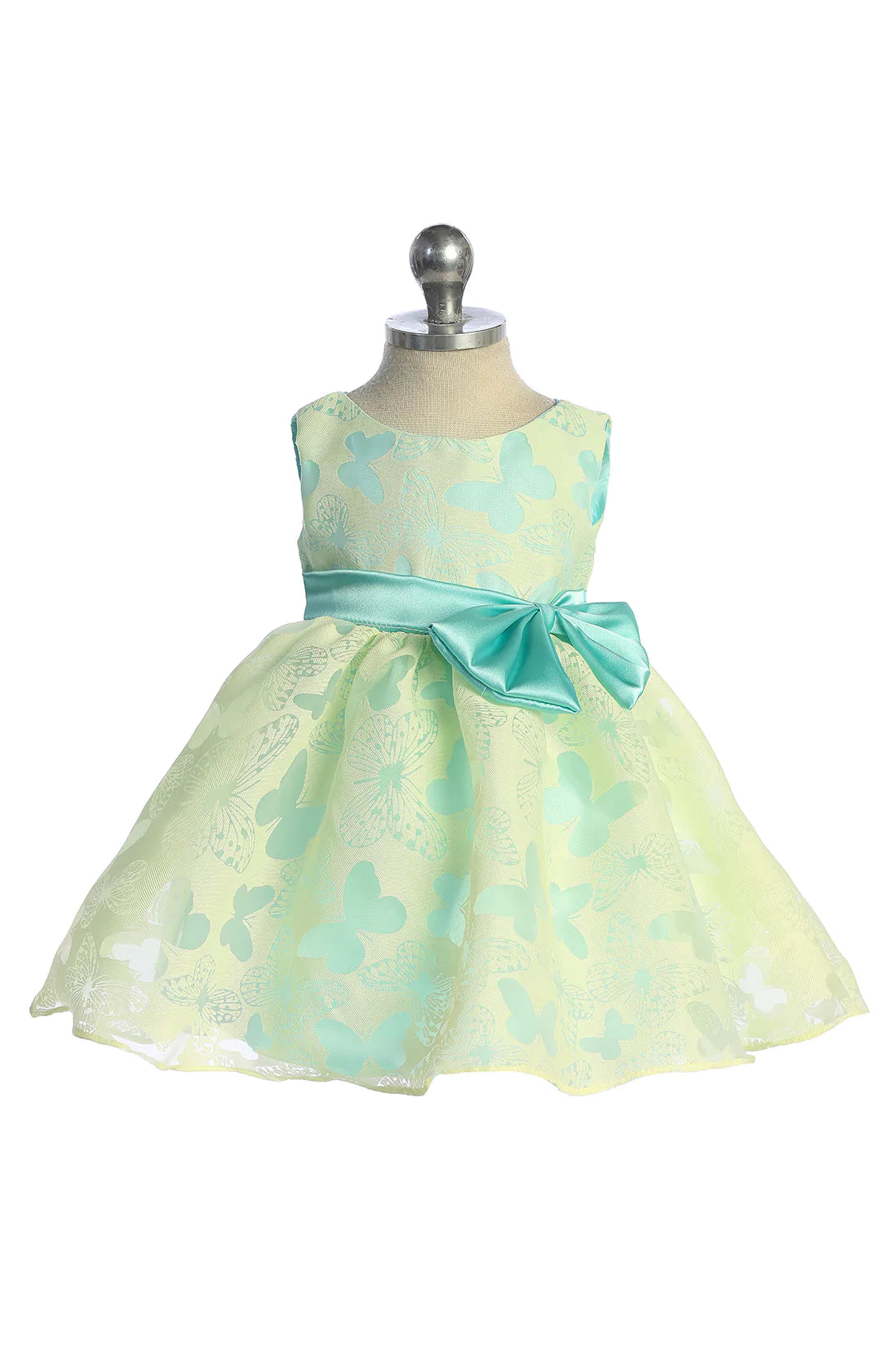 Butterfly Burnout Organza Baby Dress