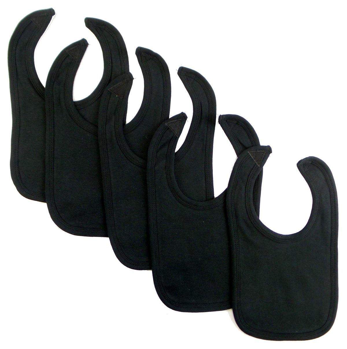Bambini Interlock Bib (Pack of 5)-Bambini-Baby Bibs,Baby blanket,Baby Clothes