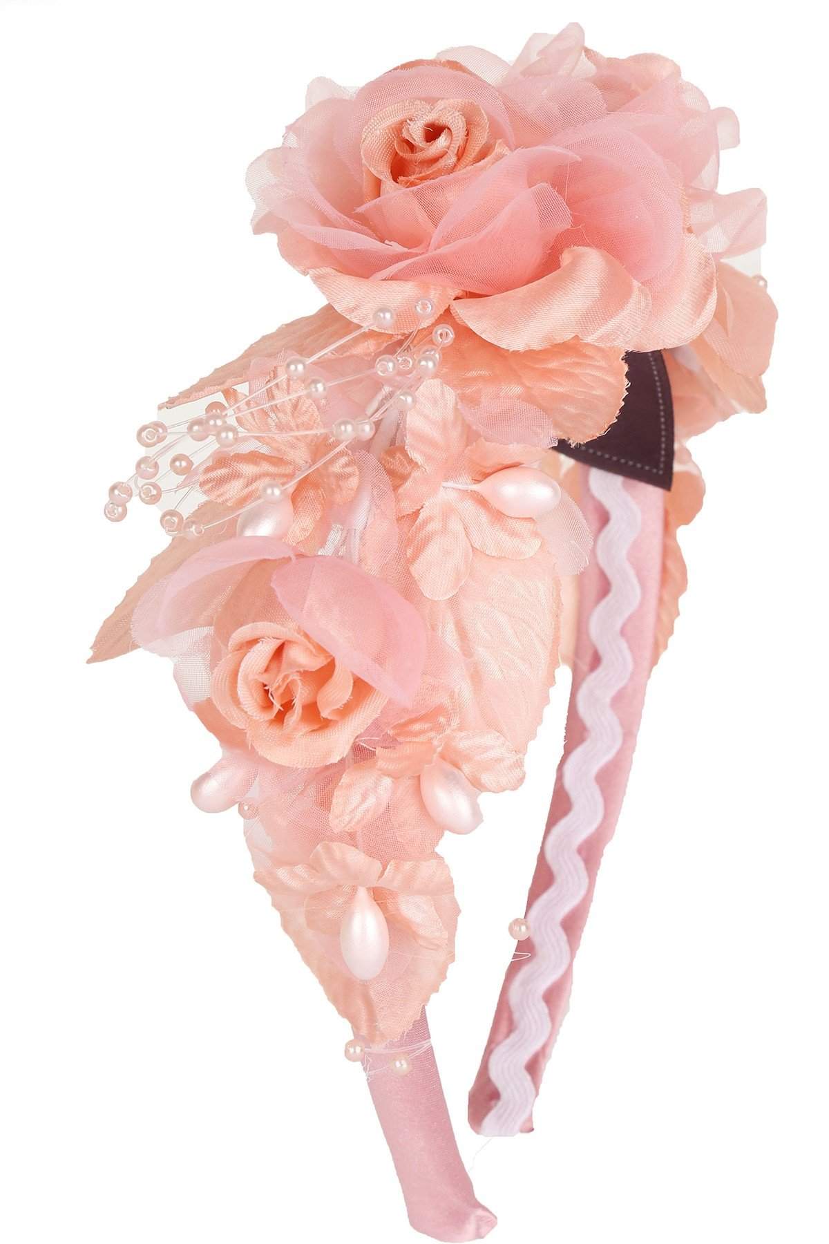 Flower Headband-Kid's Dream-1_2,3_4,5_6,7_8,big_girl,color_White,fabric_Satin,little_girl,size_02,size_04,size_06,size_08,size_10,size_12,size_14
