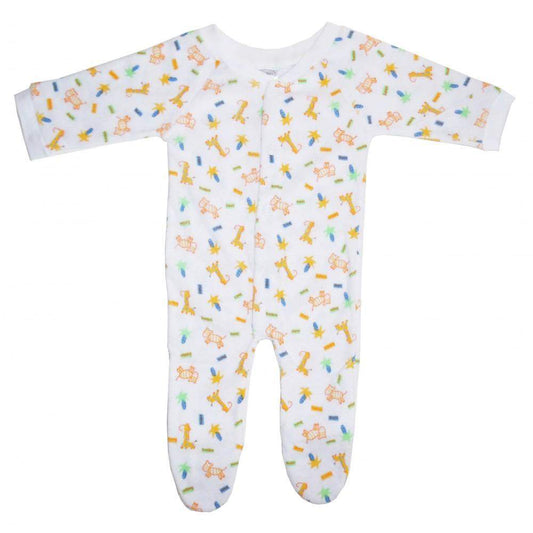 Preemie Terry Print Closed-Toe Sleep & Play-Bambini-Baby Clothes,Baby Sleepware