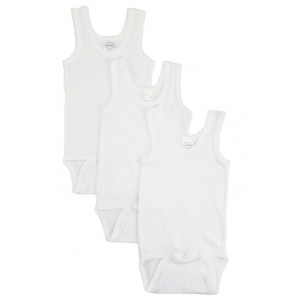 Boy's Rib Knit Sleeveless Tank Top Onesie 3-Pack-Bambini-Baby,Baby Clothes,Baby Onezie