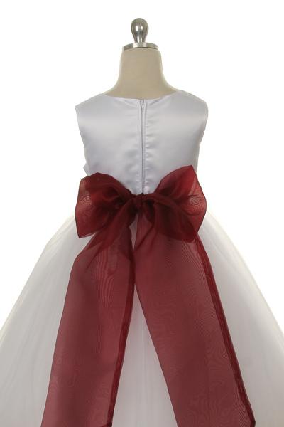 Accessories - Organza Sash- Small (Up To Size 6)