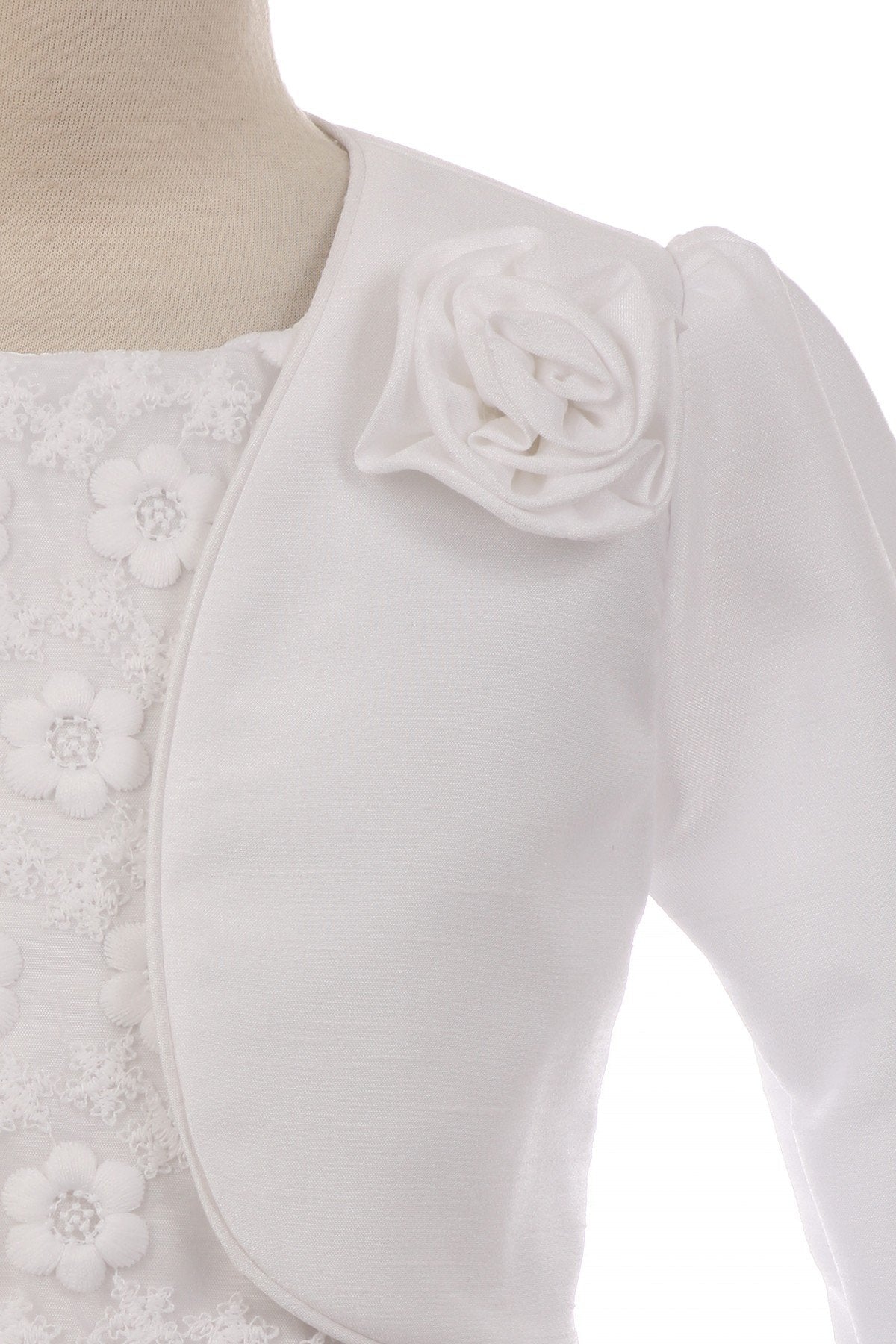 Bolero - Long Satin Bolero