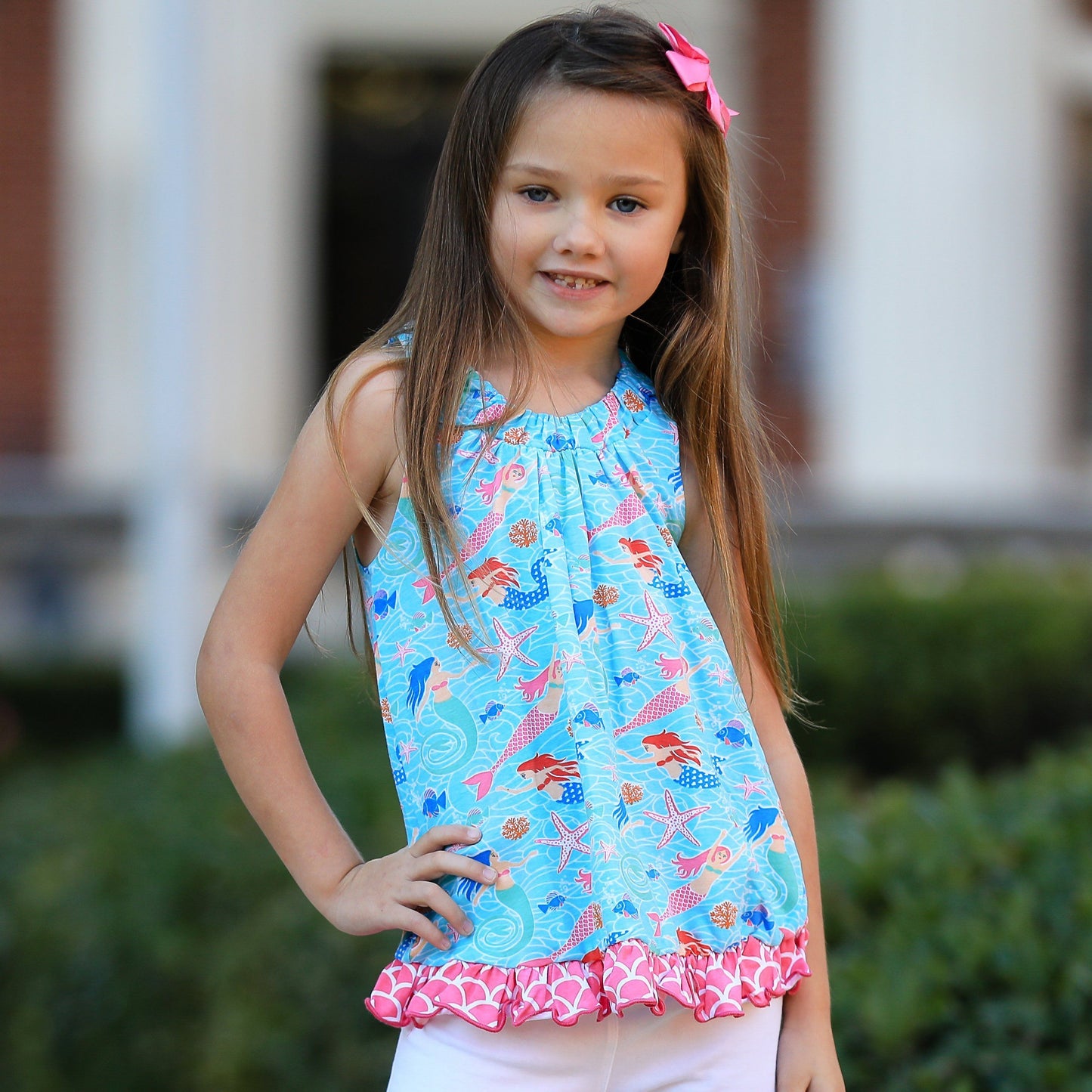 Mermaid Swing Top Spring Summer 3m to 6Y - Mommies Best Mall