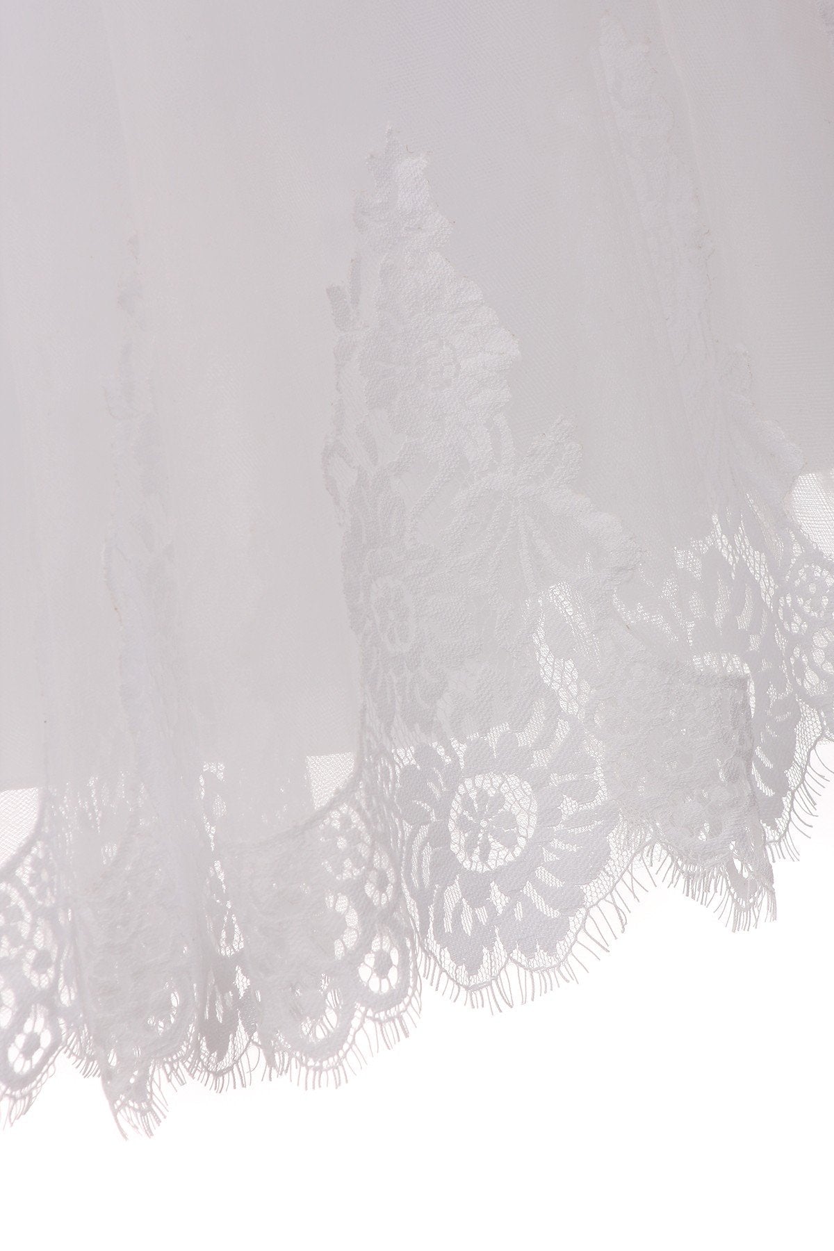 Dress - Lace Appliqué Illusion Bateau Dress