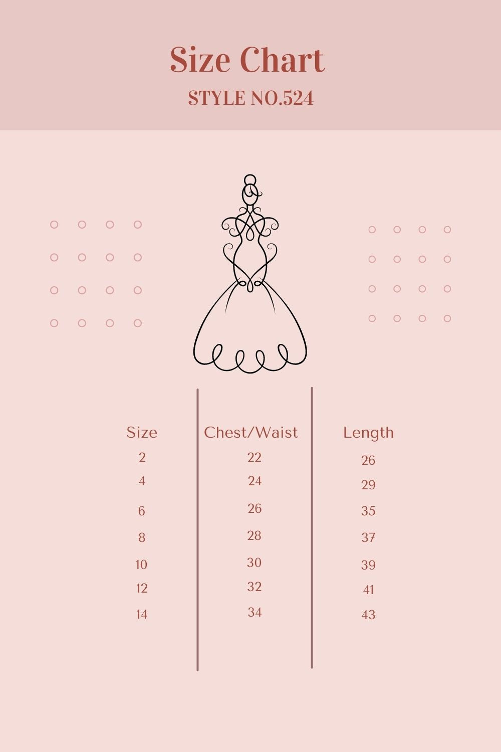 524-C Long Lace Illusion Dress w/ Thick Pearl Trim