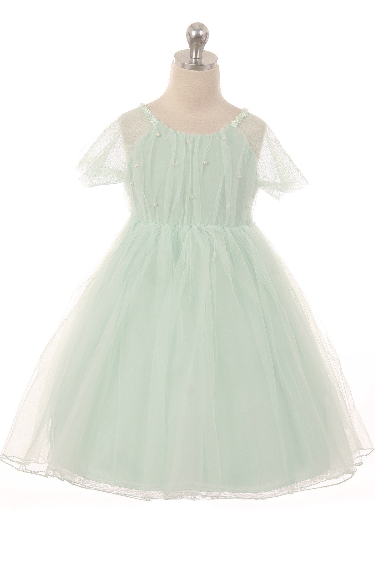 Dress - Pearl Mesh Dress