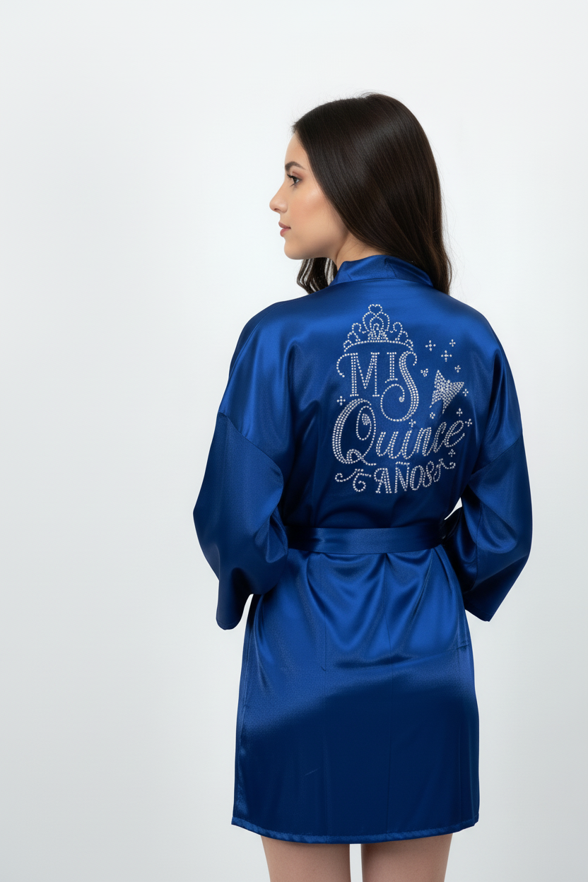 ROBES-"QUINCE ANOS" SATIN ROBE