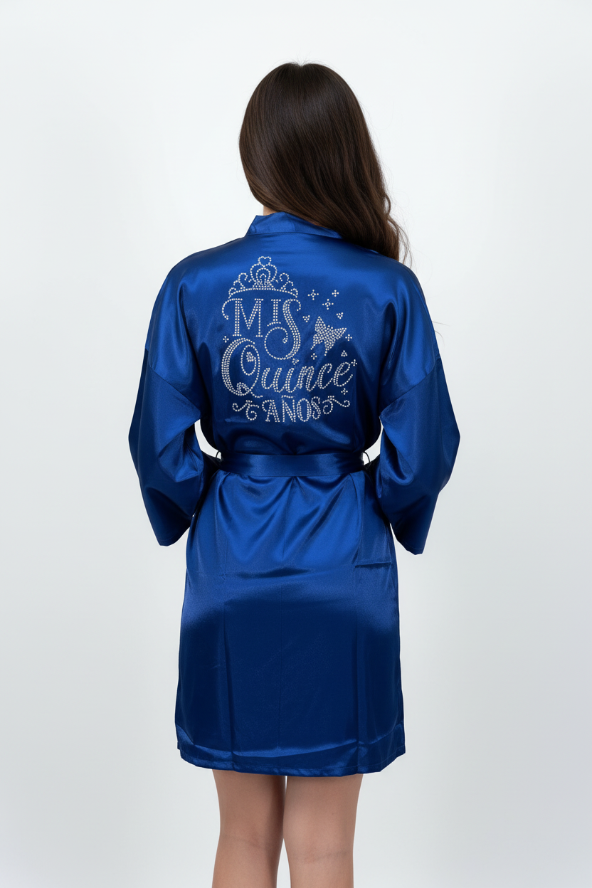 ROBES-"QUINCE ANOS" SATIN ROBE