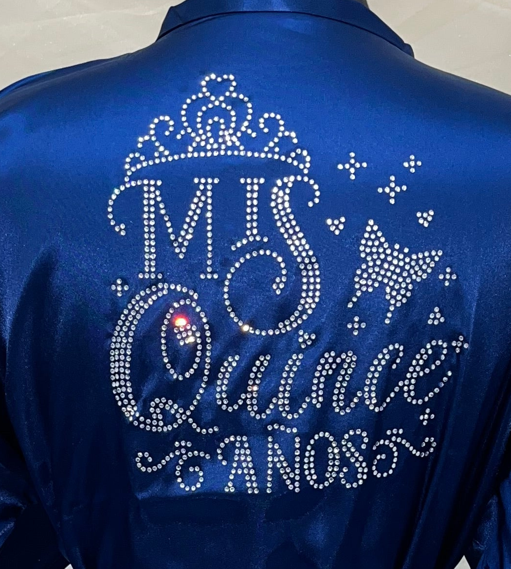 ROBES-"QUINCE ANOS" SATIN ROBE