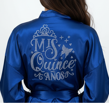 ROBES-"QUINCE ANOS" SATIN ROBE