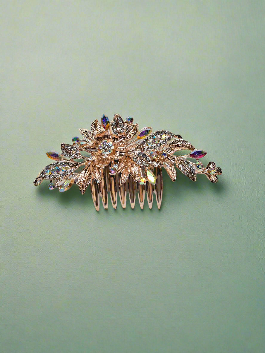 Calla Collection Hair Comb TR-0834 Dazzling Sparkle Fashion-Forward Hair Comb